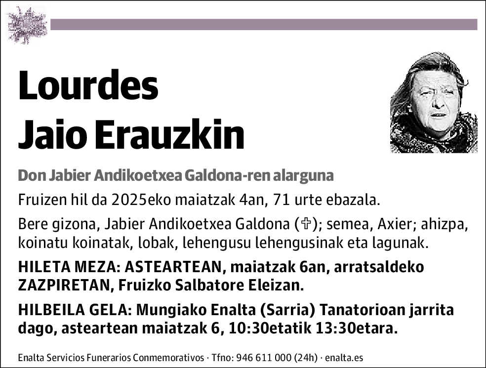 Lourdes Jaio Erauzkin