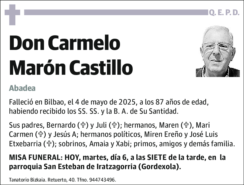 Carmelo Marón Castillo