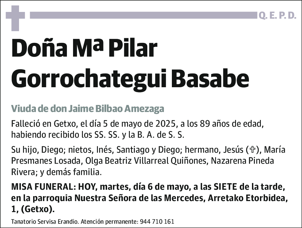María Pilar Gorrochategui Basabe