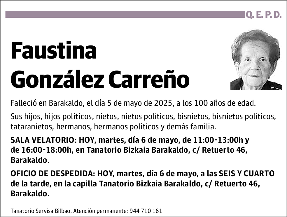 Faustina González Carreño