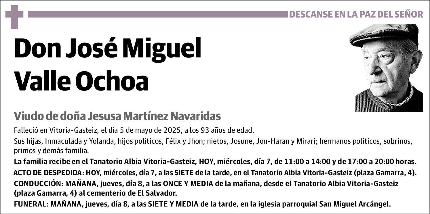 José Miguel Valle Ochoa