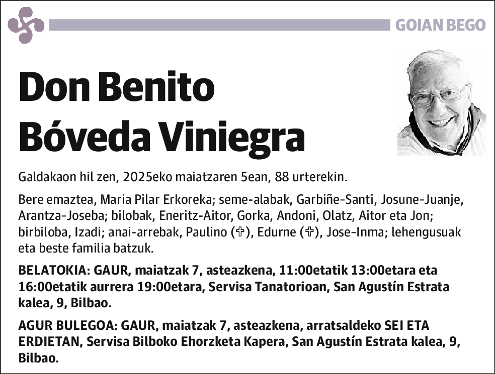 Benito Bóveda Viniegra