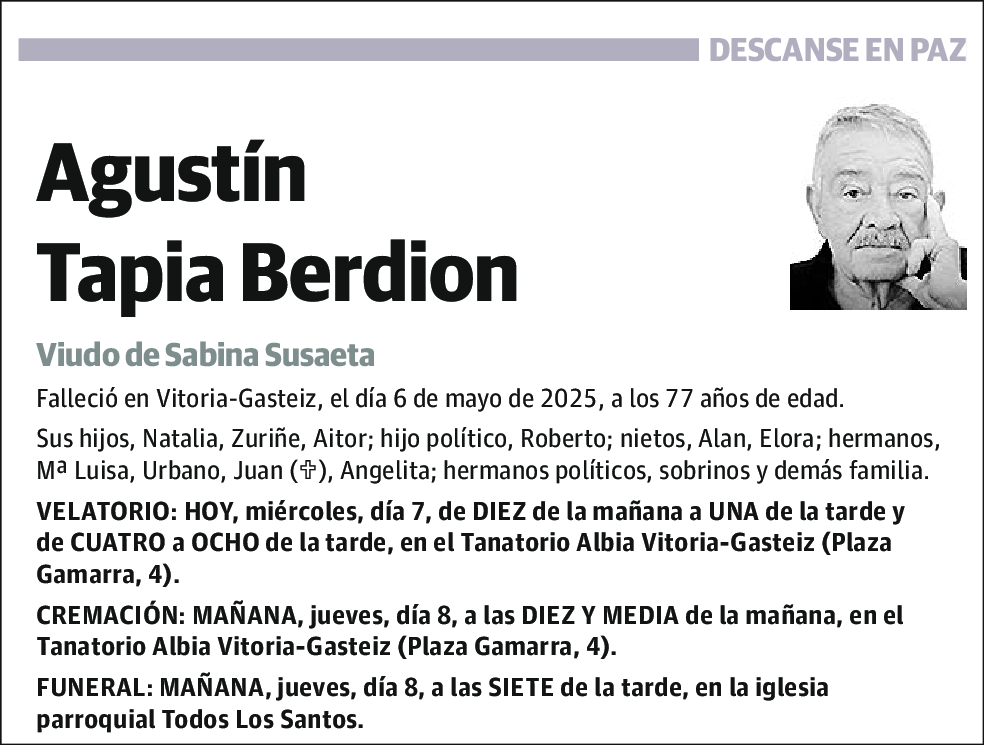 Agustín Tapia Berdion