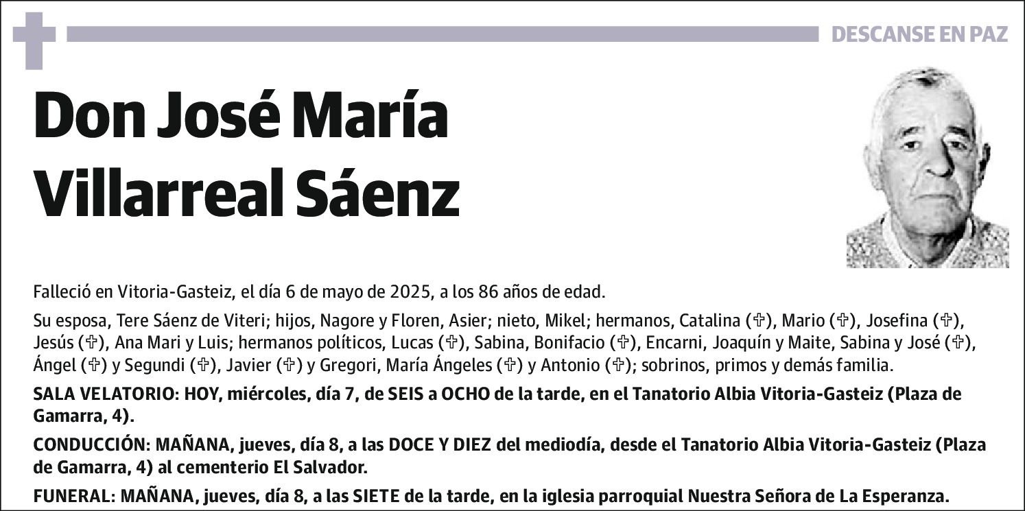 José María Villareal Sáenz