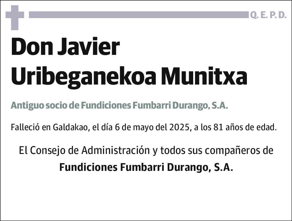 Javier Uribeganekoa Munitxa
