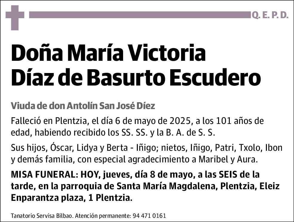 María Victoria Díaz de Basurto Escudero