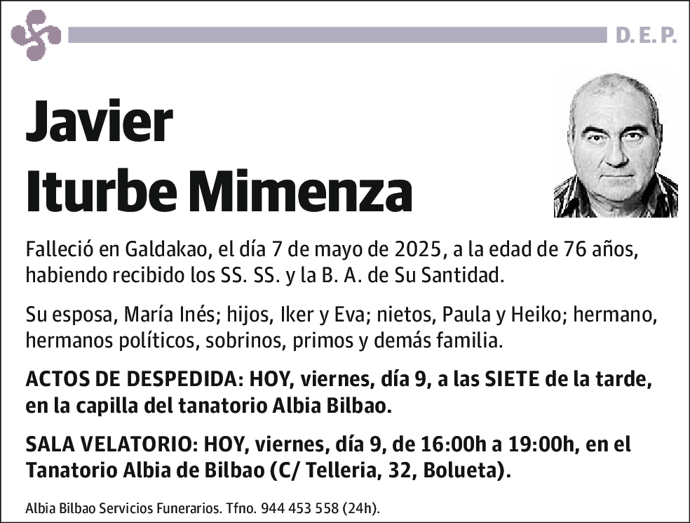Javier Iturbe Mimenza