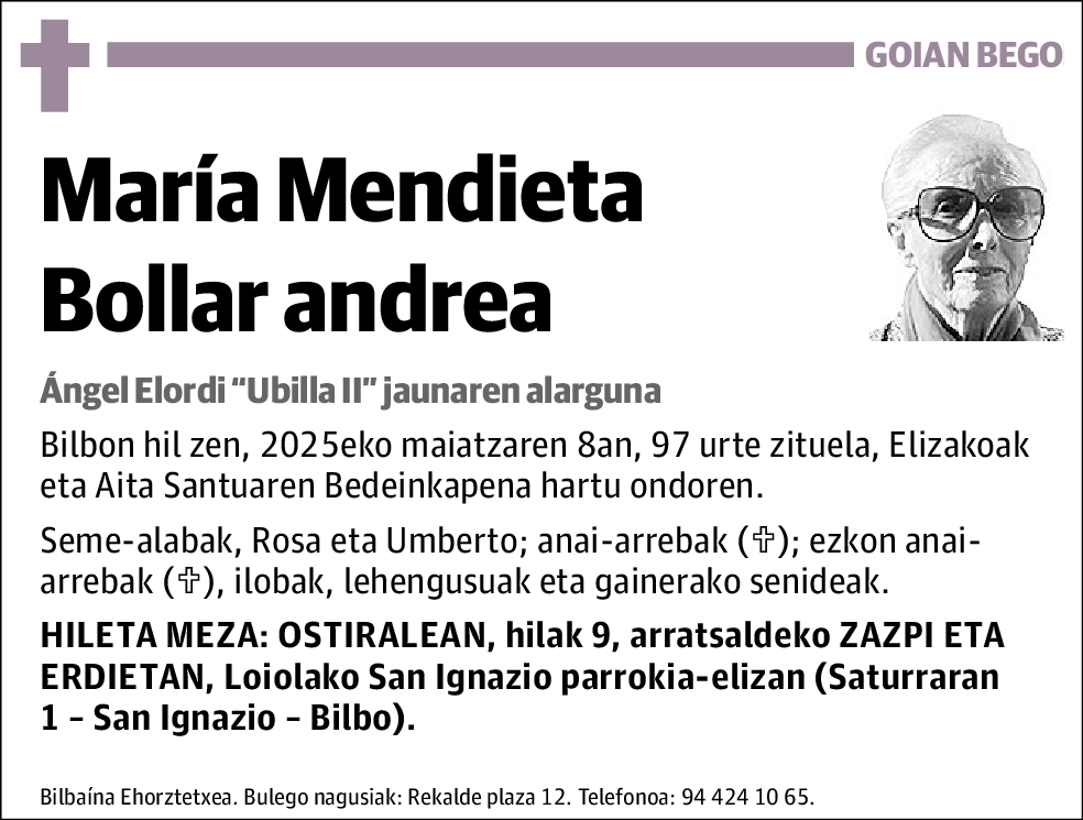 María Mendieta Bollar