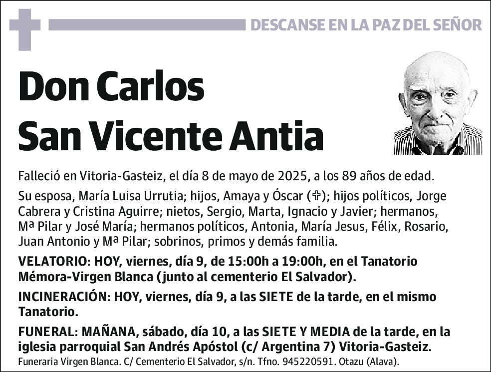 Carlos San Vicente Antia