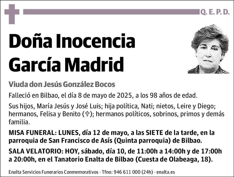 Inocencia García Madrid
