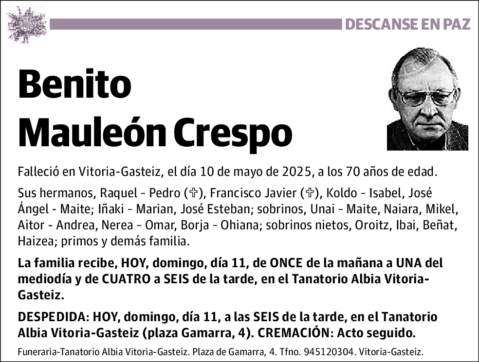 Benito Mauleón Crespo
