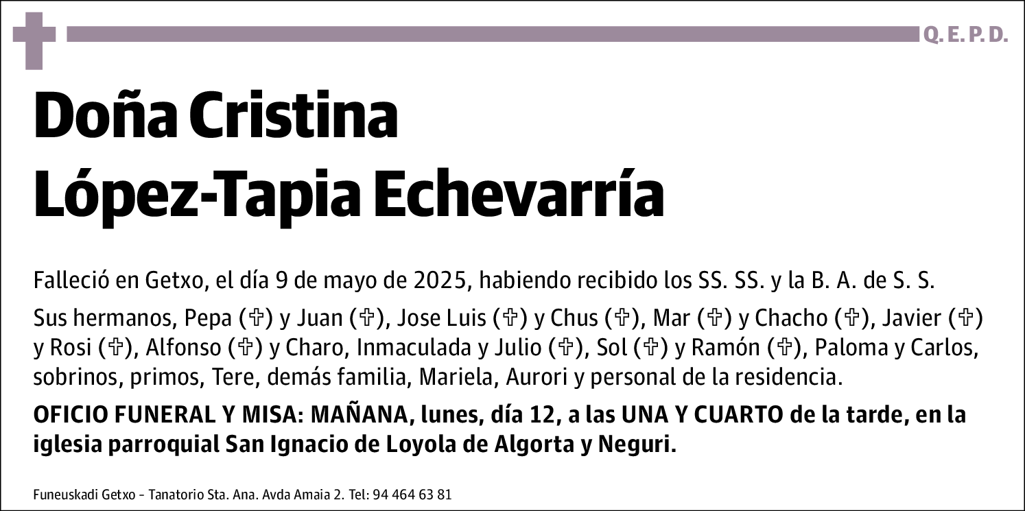 Cristina López-Tapia Echevarría