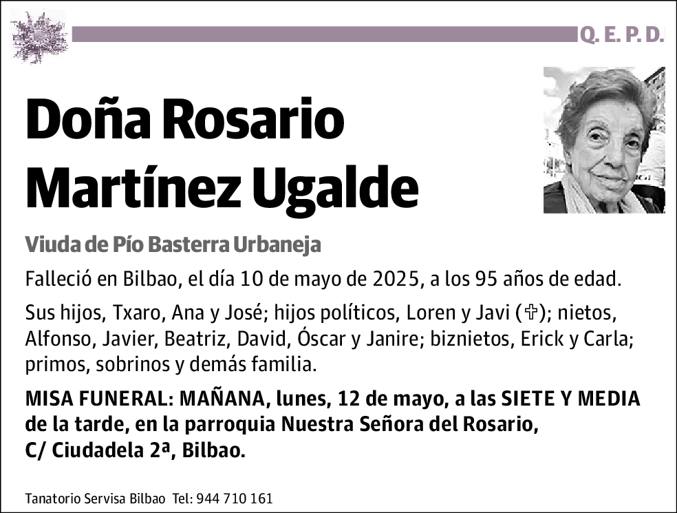 Rosario Martinez Ugalde