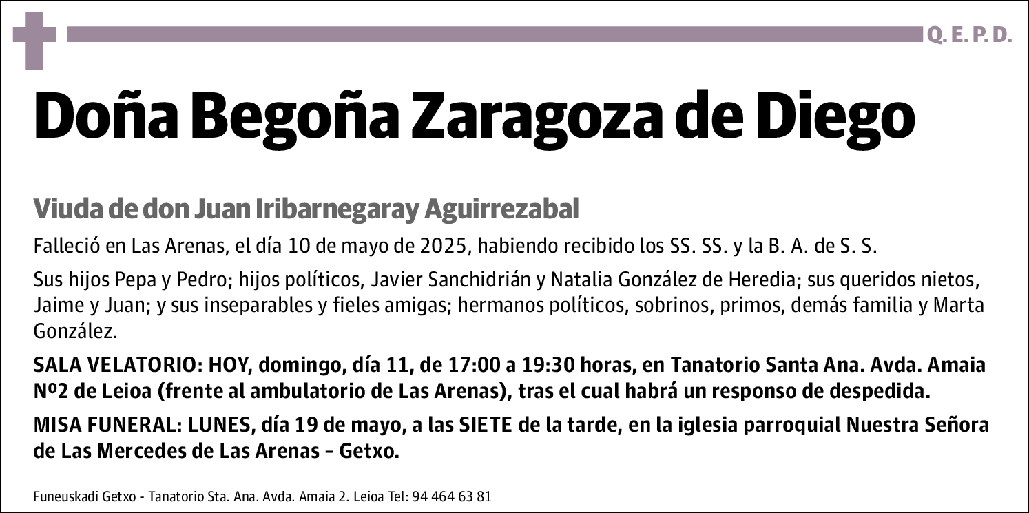 Begoña Zaragoza De Diego