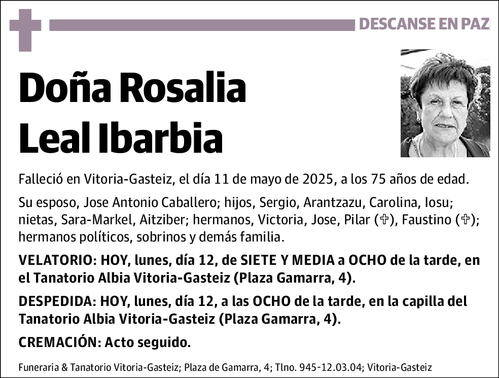 Rosalía Leal Ibarbia