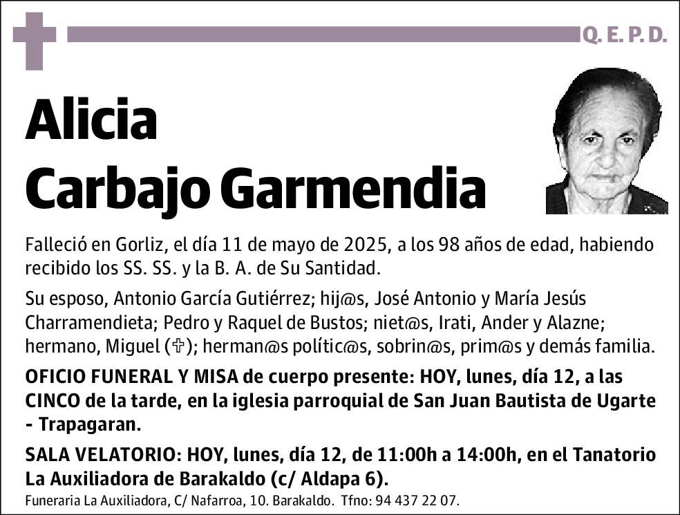 Alicia Carbajo Garmendia