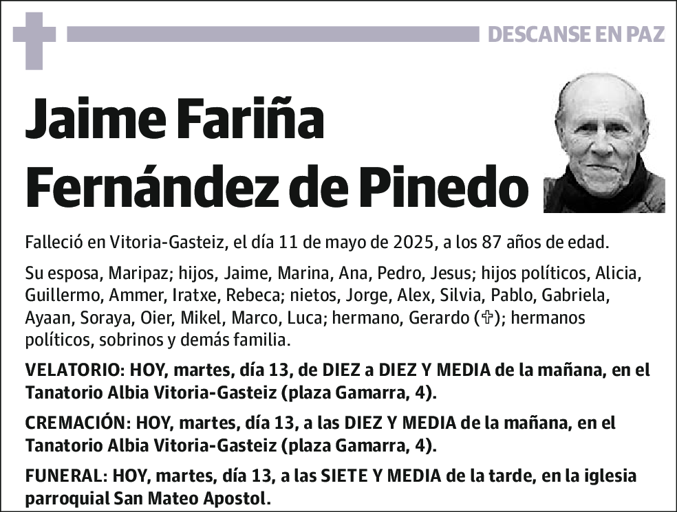 Jaime Fariña Fernández de Pinedo
