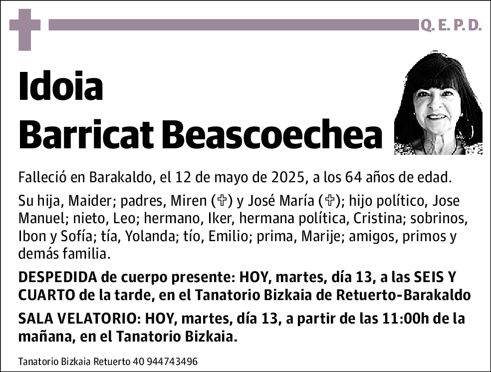 Idoia Barricat Beascoechea