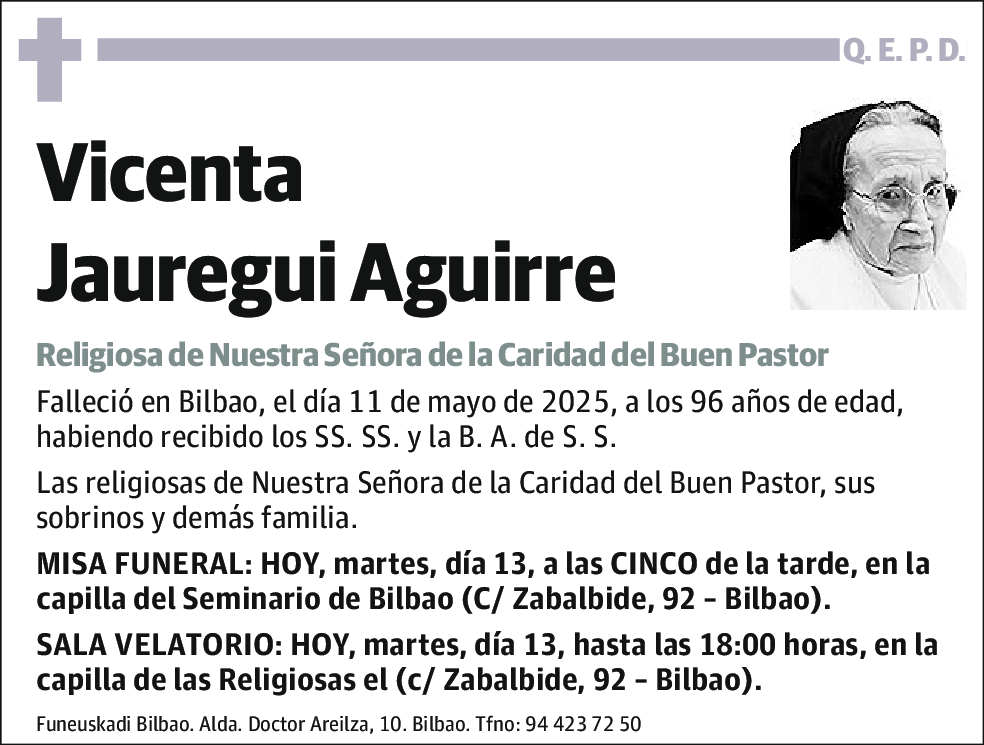 Vicenta Jauregui Aguirre