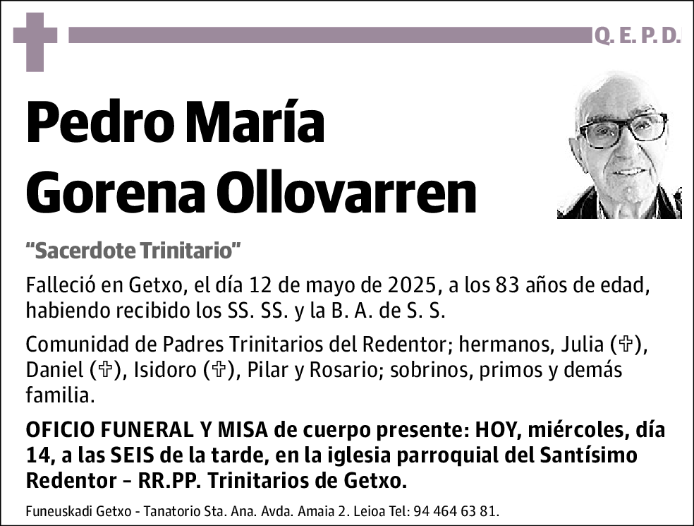 Pedro María Gorena Ollovarren