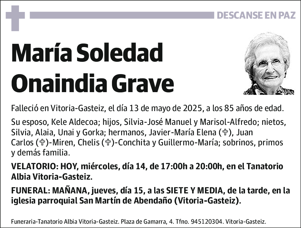 María Soledad Onaindia Grave