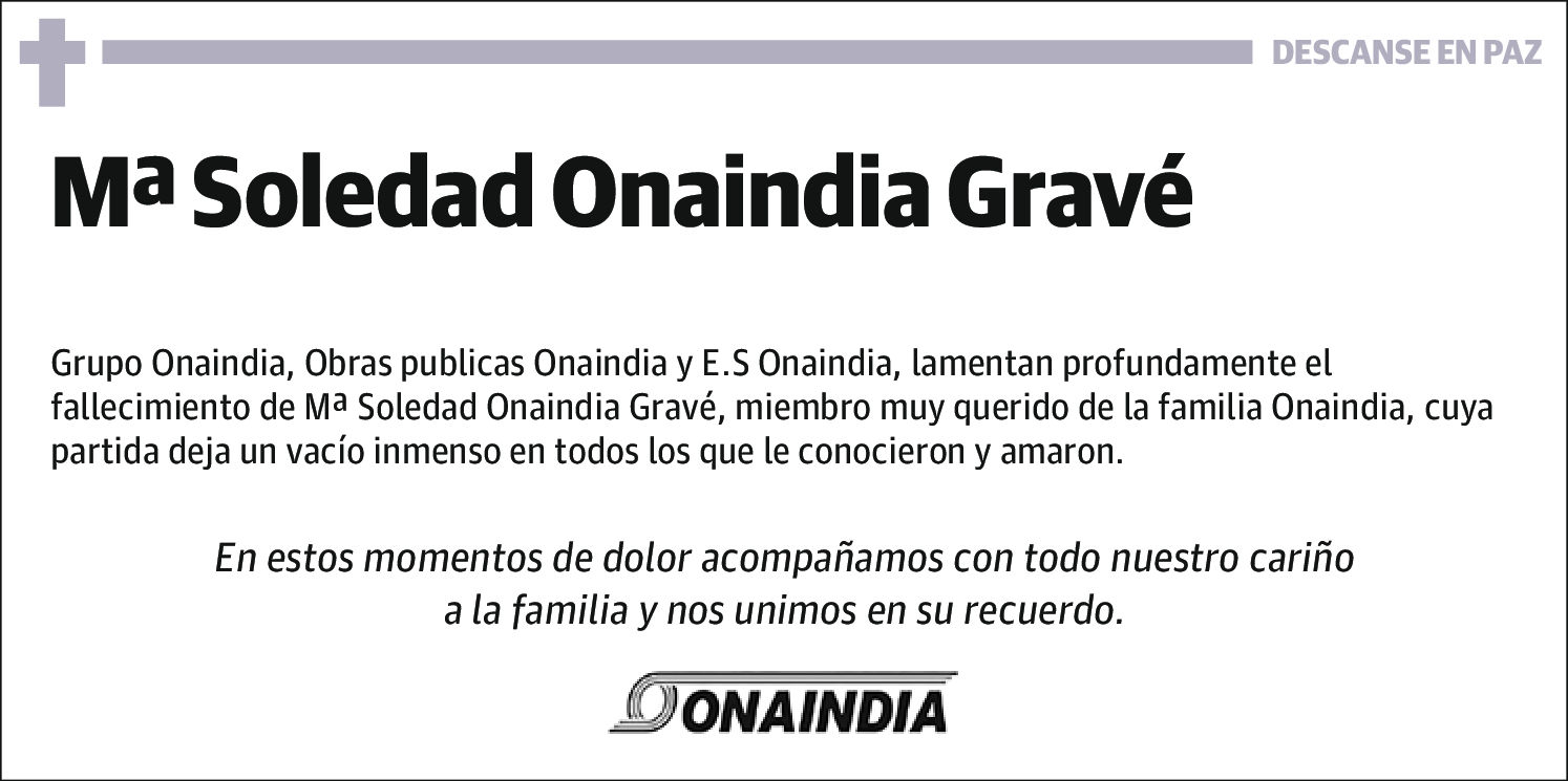 María Soledad Onaindia Grave
