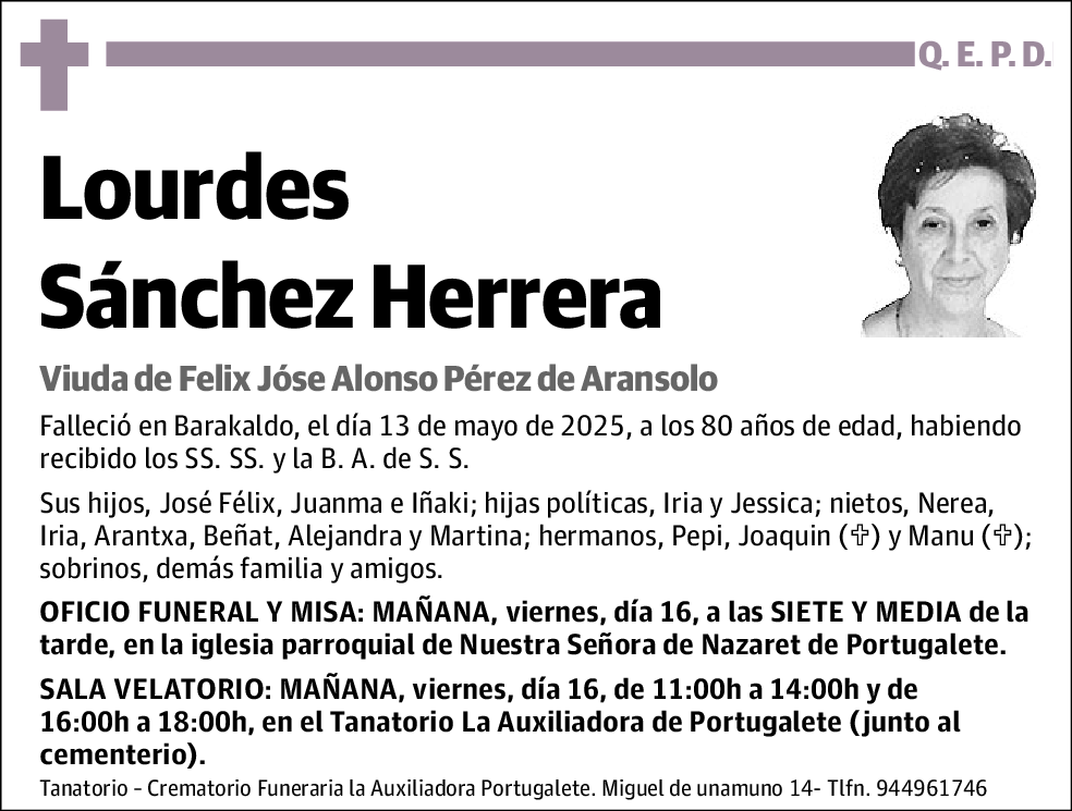 Lourdes Sánchez Herrera