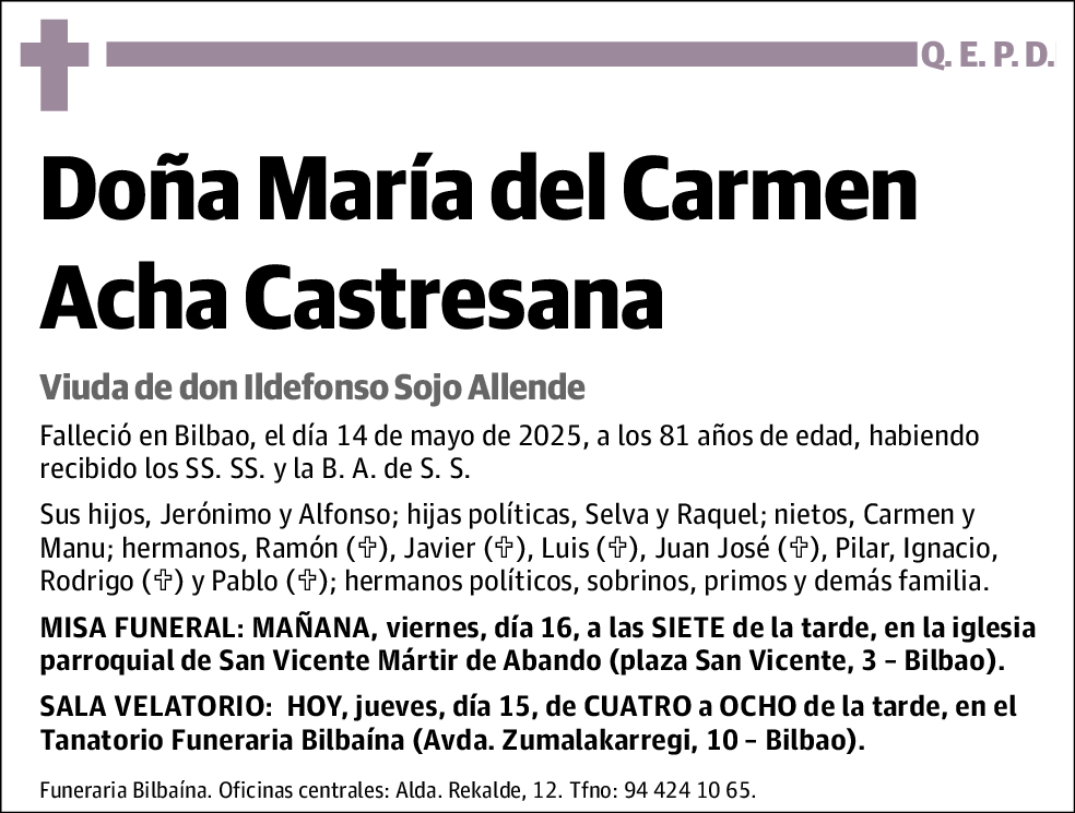 María del Carmen Acha Castresana