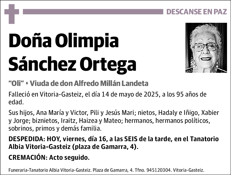 Olimpia Sánchez Ortega