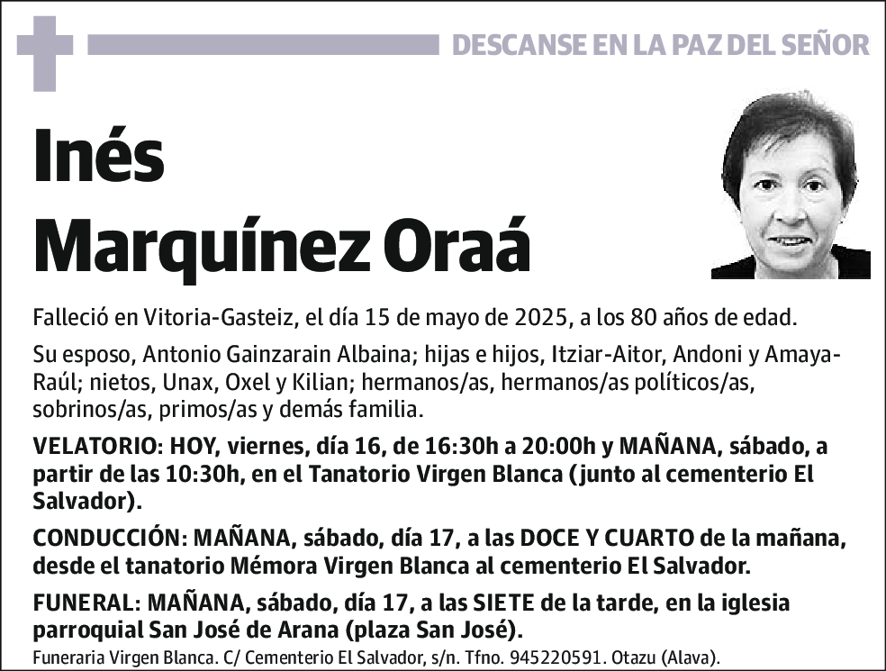 Inés Marquinez Oraá