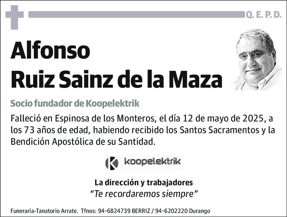 Alfonso Ruiz Sainz de la Maza