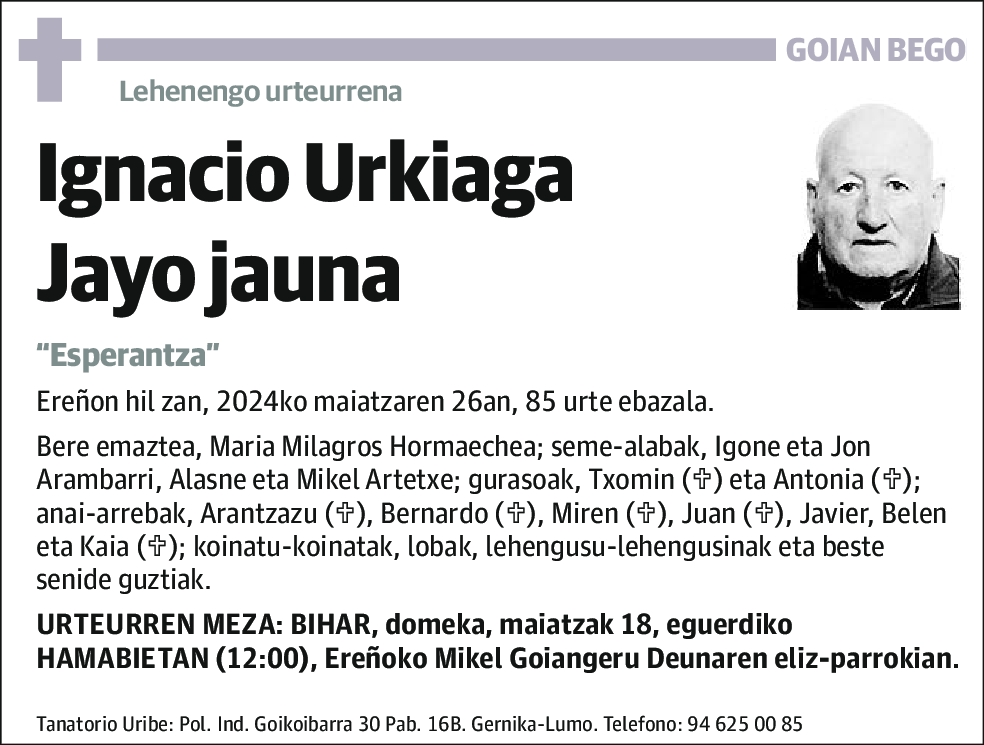 Ignacio Urkiaga Jayo