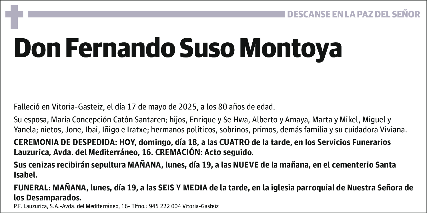 Fernando Suso Montoya