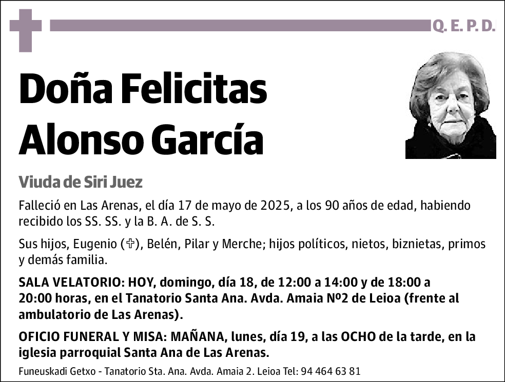 Felicitas Alonso García