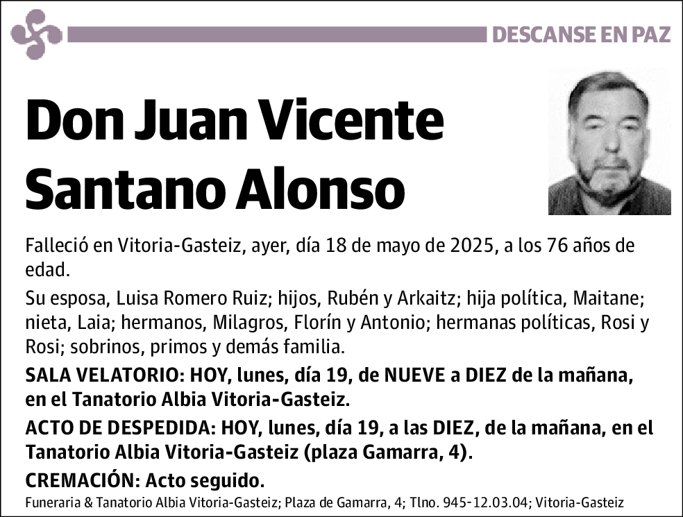 Juan Vicente Santano Alonso