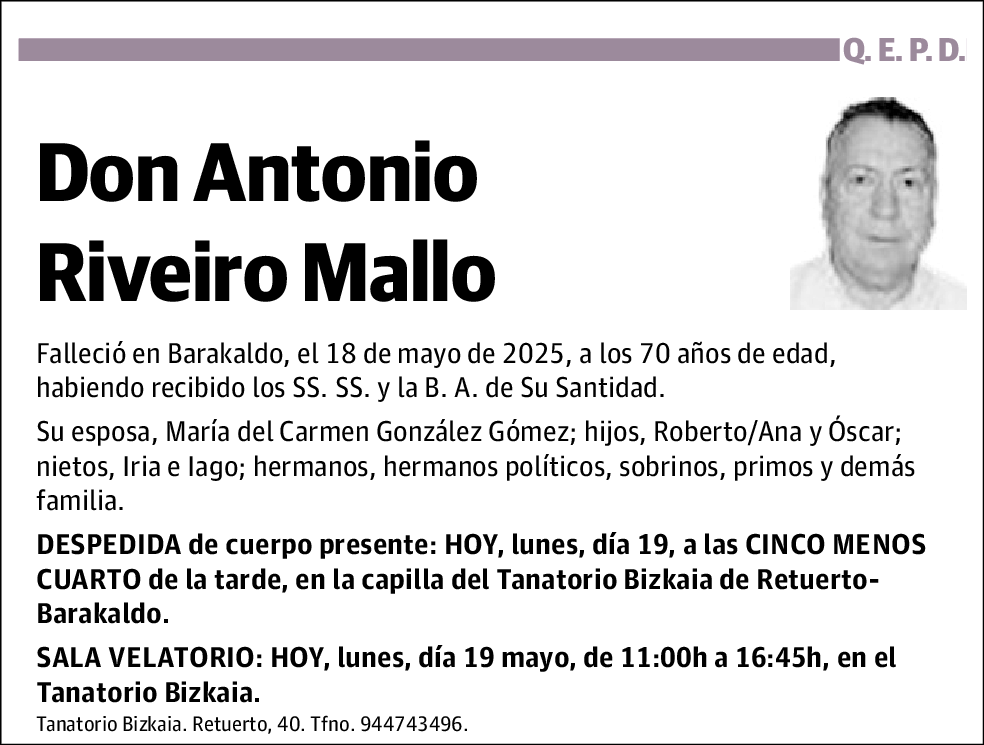 Antonio Riveiro Mallo