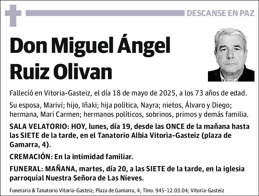 Miguel Ángel Ruiz Olivan