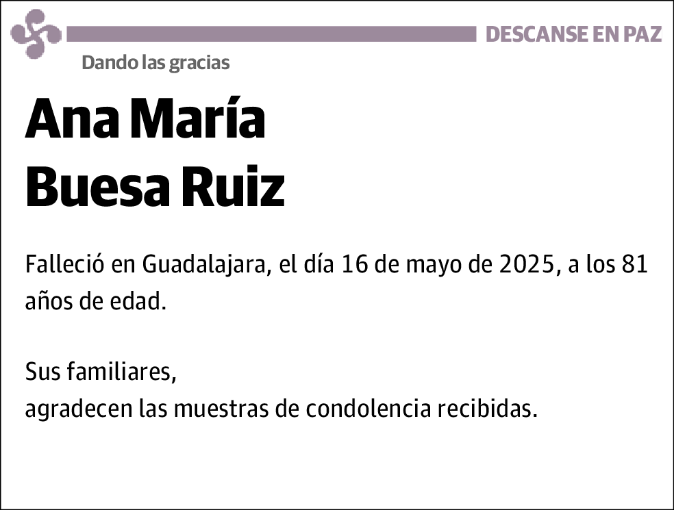 Ana Maria Buesa Ruiz