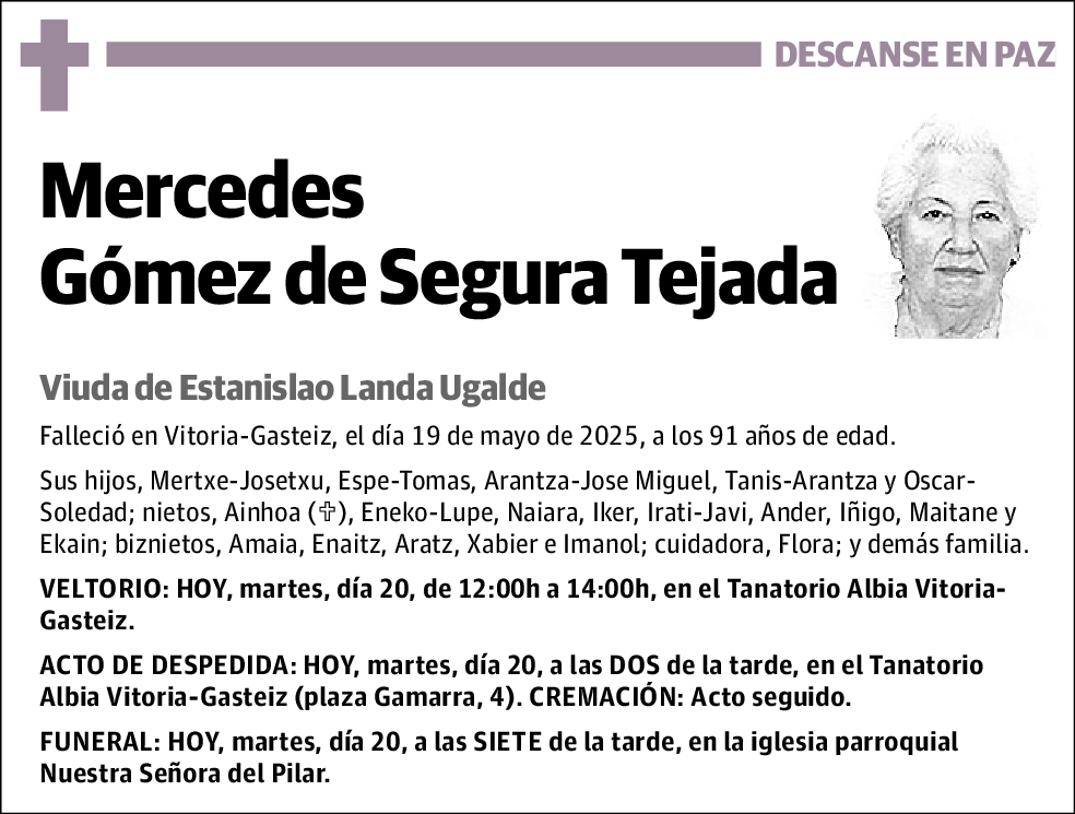 Mercedes Gómez de Segura Tejada