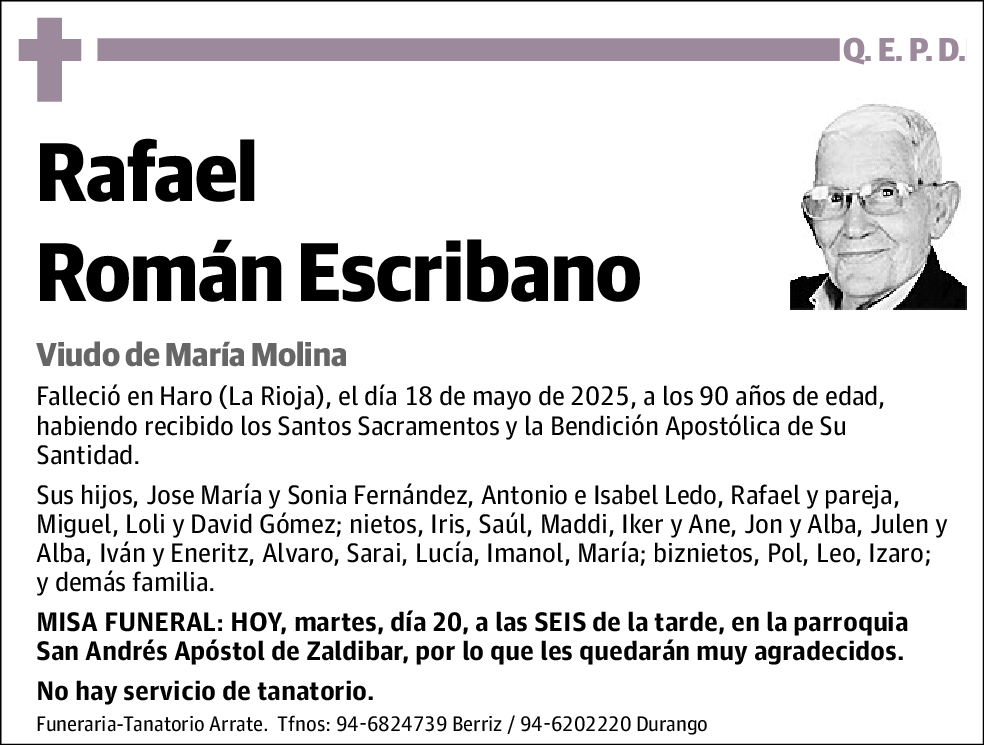Rafael Román Escribano