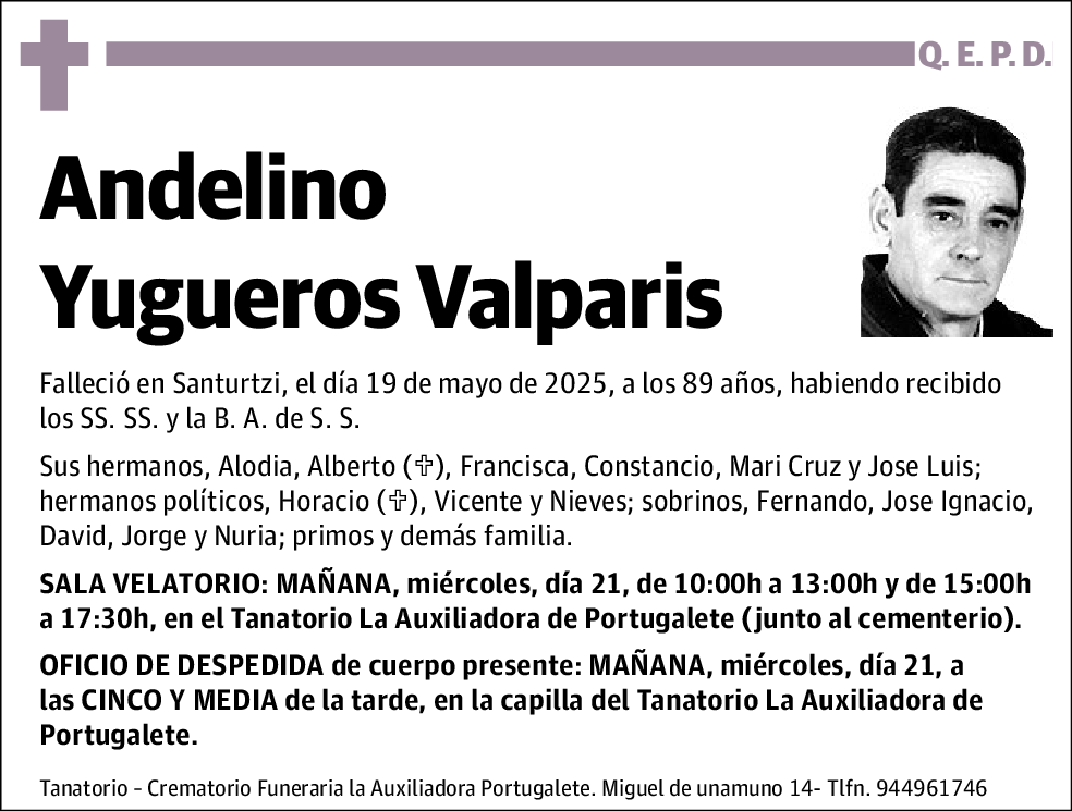 Andelino Yugueros Valparis