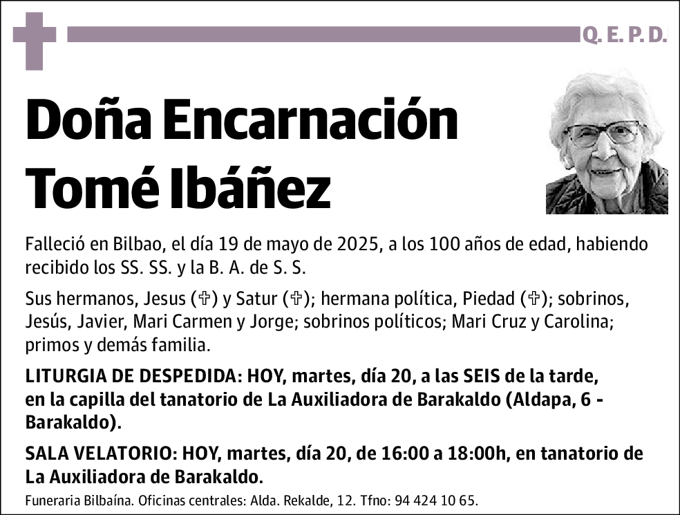 Encarnación Tomé Ibáñez