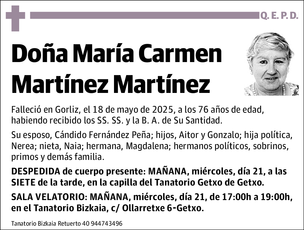 María Carmen Martínez Martínez