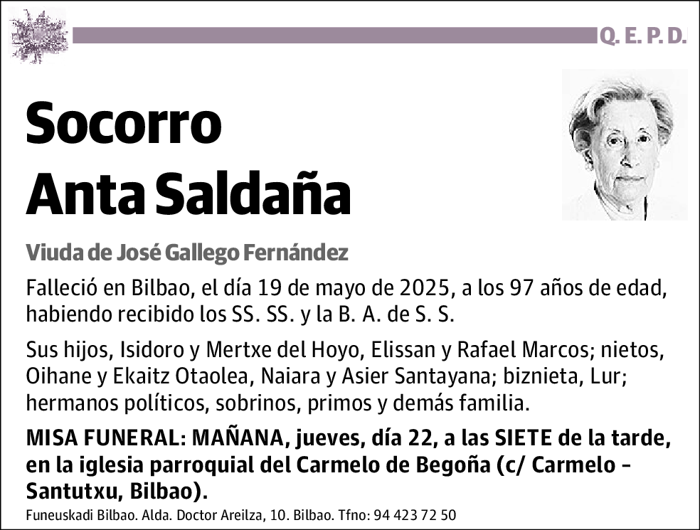 Socorro Anta Saldaña