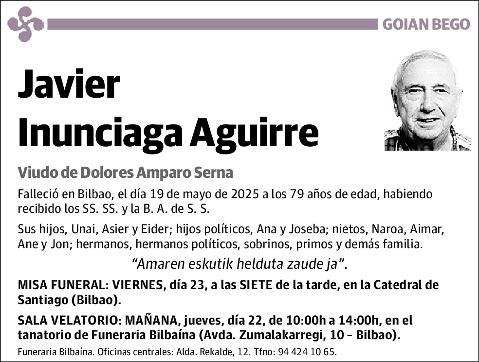Javier Inunciaga Aguirre