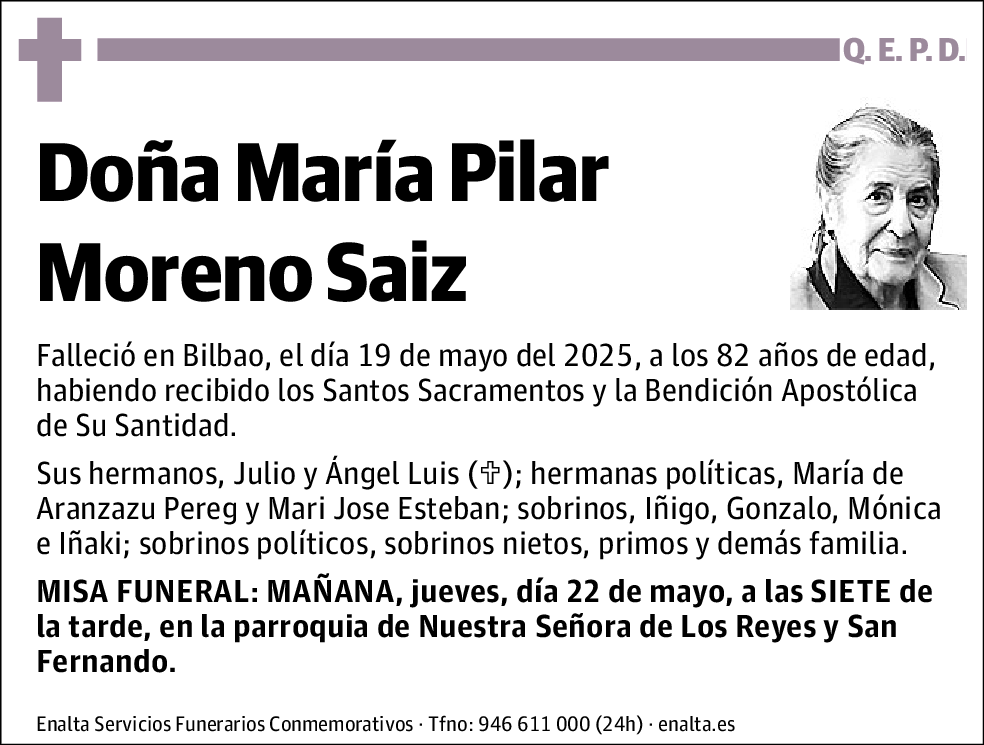 María Pilar Moreno Saiz