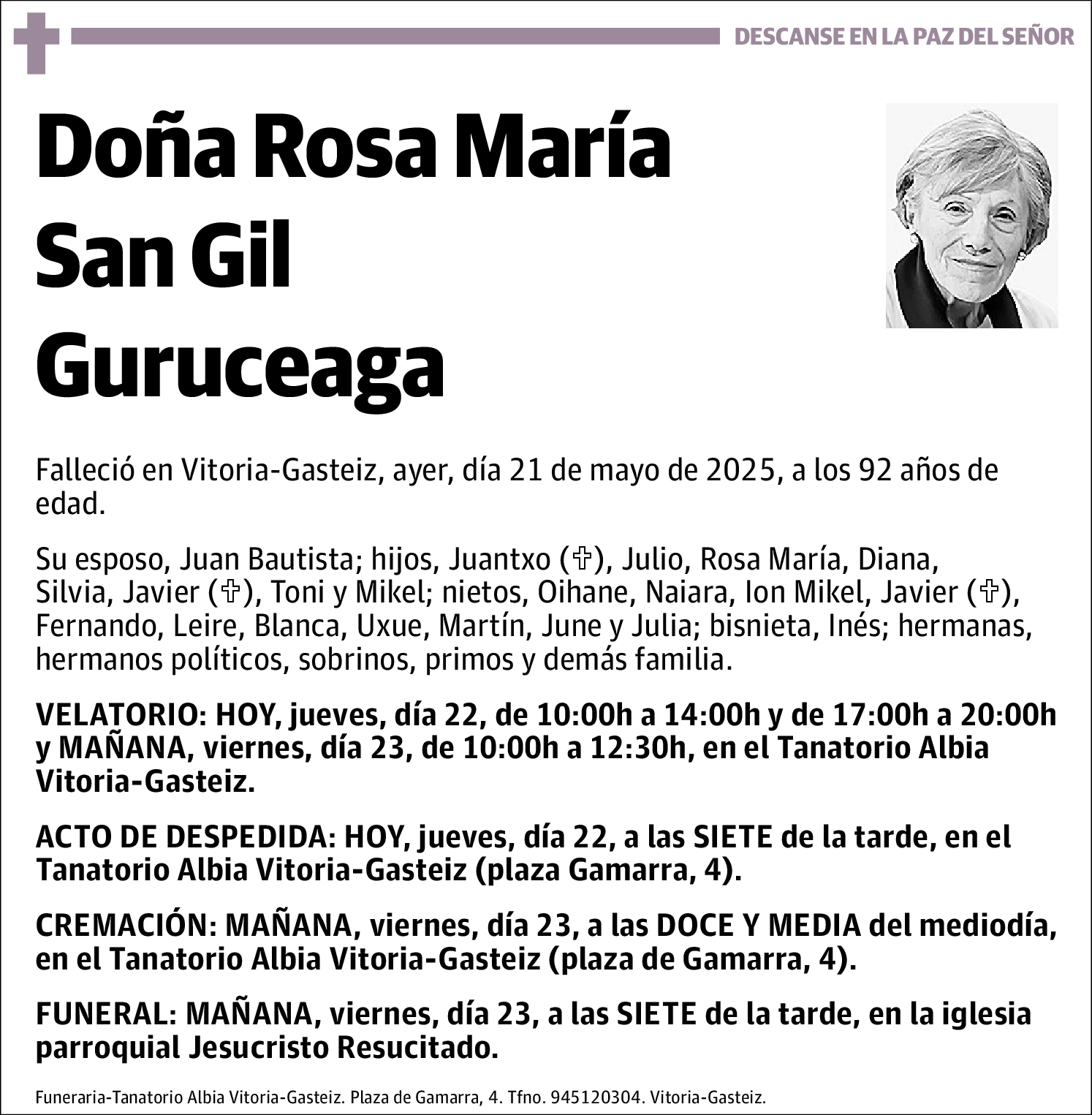 Rosa María San Gil Guruceaga