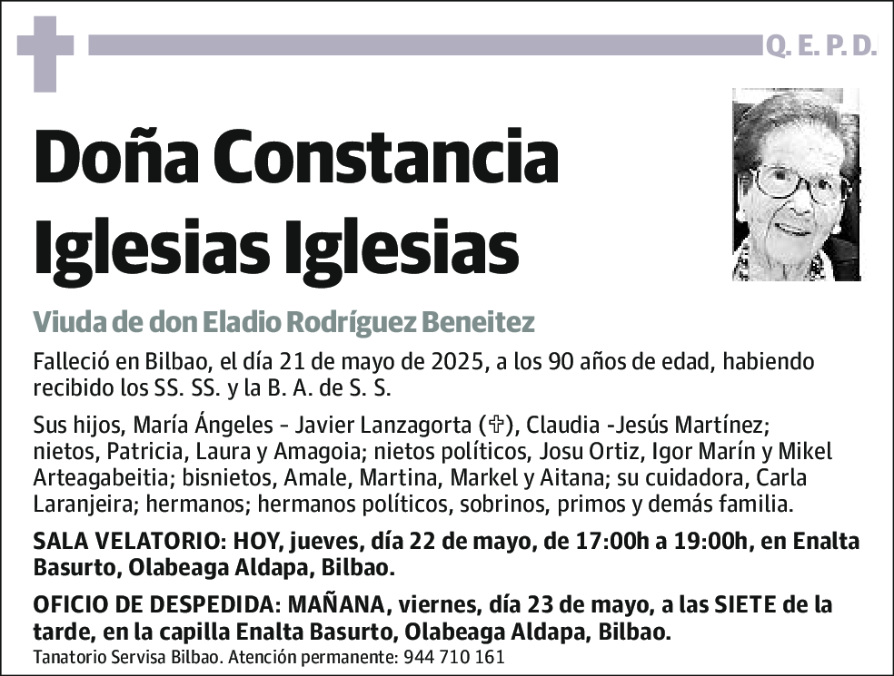 Constancia Iglesias Iglesias