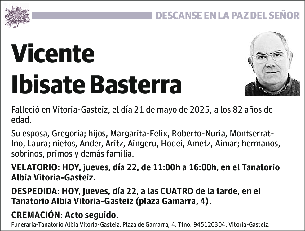 Vicente Ibisate Basterra