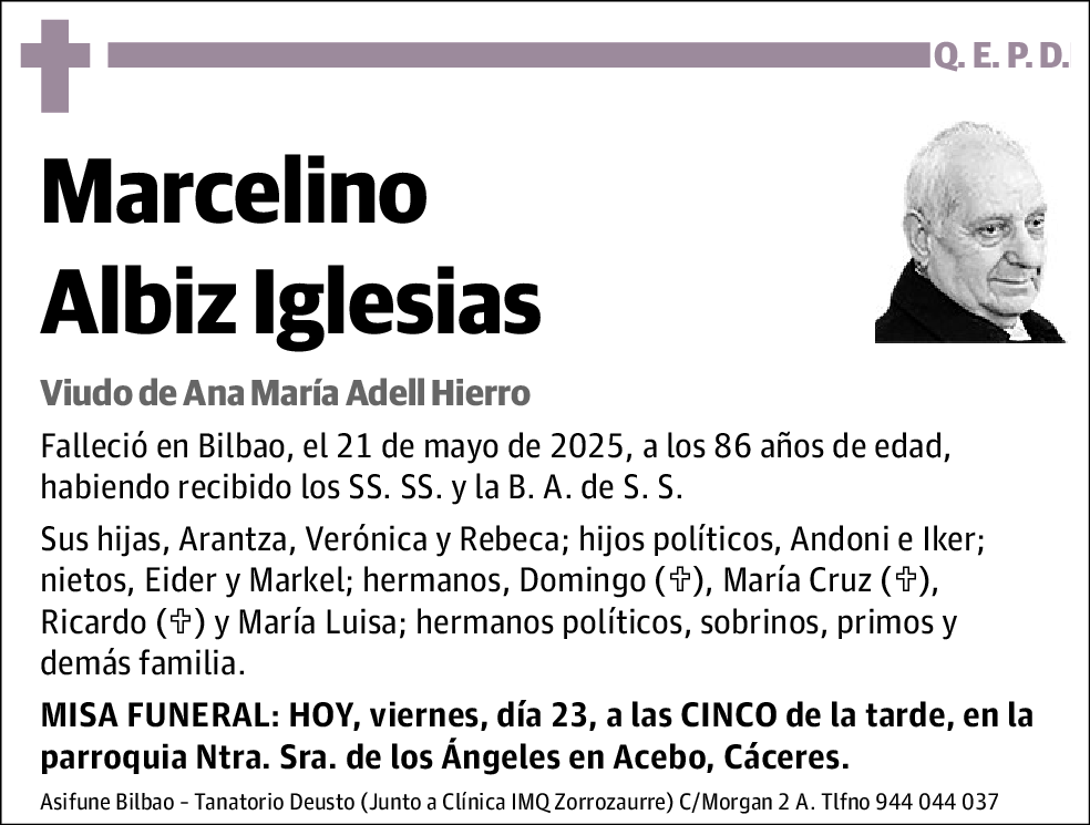 Marcelino Albiz Iglesias